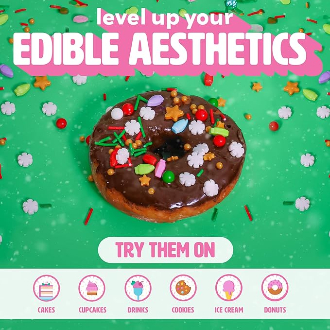 Sprinklemania Decorative Sprinkles (16, Holiday Lights)