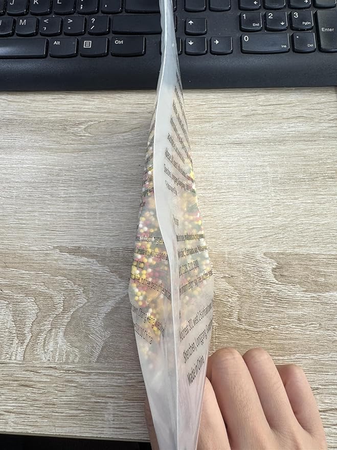 Morofme 3.5 oz Christmas Sprinkles Christmas Bells Sprinkle Edible Holiday Sprinkle Cake Topper Christma Candy Sprinkles Mini White Red Green Pearl Mix Golden Star for Dessert Cookie Cup Edge Decor