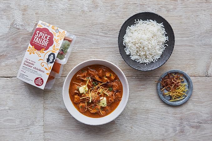 Spice Tailor 3 Simple Steps Restaurant Quality Meals in Minutes Kits Ready in 10 Minutes (6 Pack, Classic Butter Chicken)