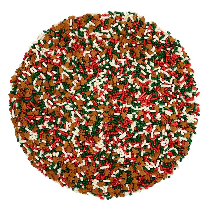Mystic Sprinkles Christmas Holiday Sprinkle Mixes (Catch Me If You Can! Sprinkle Mix 3.3oz)
