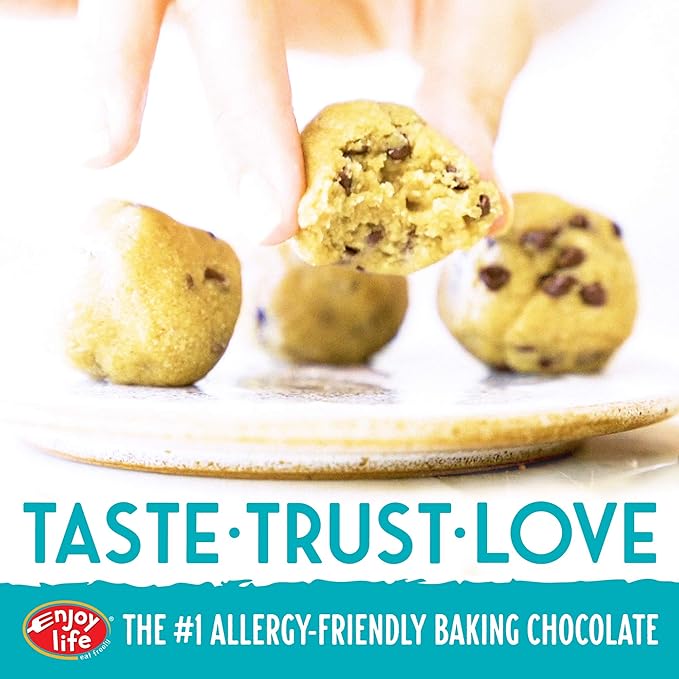Enjoy Life Bulk Semi-Sweet Mini Chocolate Chips, Vegan, Dairy Free, Gluten Free, Nut Free, Kosher, Soy Free Allergy Friendly, 5 Lb. Bag