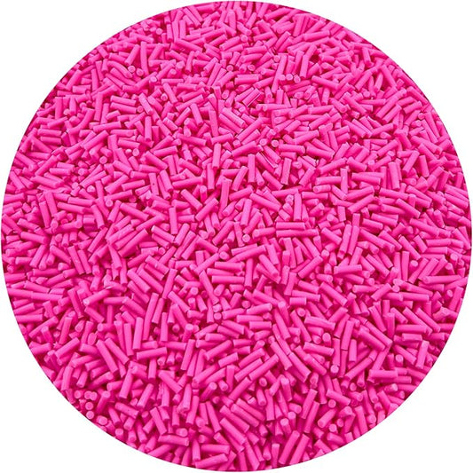 150g Fake Sprinkles Resin Sprinkles Clay Sprinkles Fake Candy Sprinkles Polymer Sprinkles Polymer Clay Slices for Resin Nail Slime Scrapbook DIY Art Crafts Making(234-rose red)