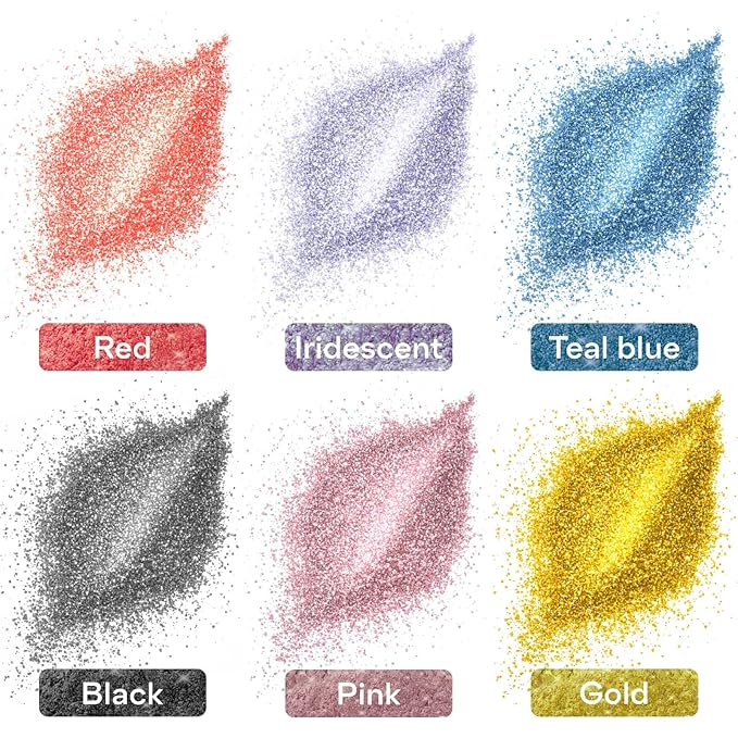 Bakeebake Edible Glitter 15g - Edible Glitter for Drinks & Desserts - Gluten Free Cake Decorating – Tasteless Vegan Drink Cocktails and Parties (Red, 15 grams)