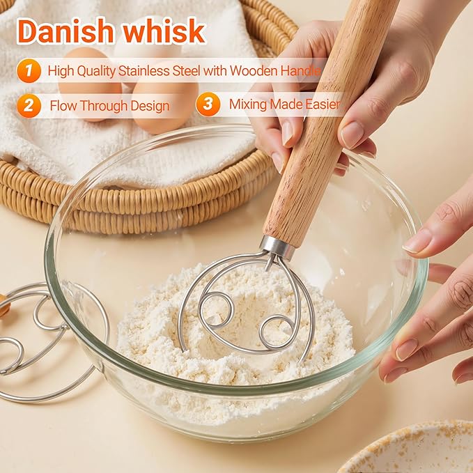 Banneton Bread Baskets,10"Round &11"Oval Proofing Basket with Liners & Covers,Bread Lame,Dough Whish,Brush,Bowl Scraper and Stainless Steel Scraper, for Home & Professional Bakers Baking Tool