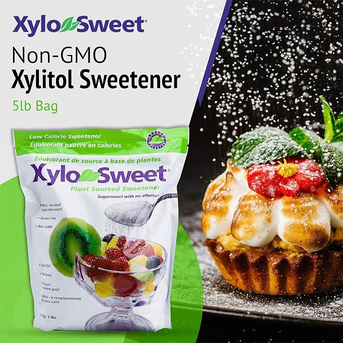 Xlear XyloSweet Plant Sourced Xylitol Sweetener - Pure Natural Sugar Substitute, Granules, Non-GMO, Gluten-Free, 5 Pound Bag (Pack of 2)
