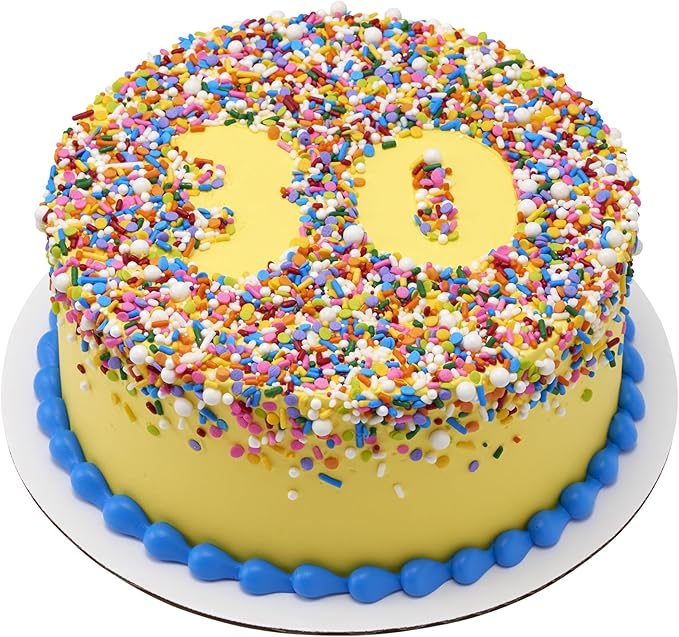 DecoPac Rainbow Party Fusion Mix Sprinkles, 26oz, Shaped Candy Sprinkles in Handheld Container, Magical Edible Decorations For Celebration Cakes, Cupcakes, Cookies and Donuts