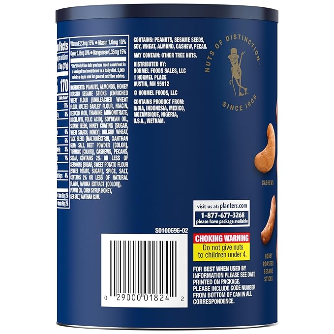 Planters Winter Spiced Mix Canister, 18.75 Ounce (Pack of 2)