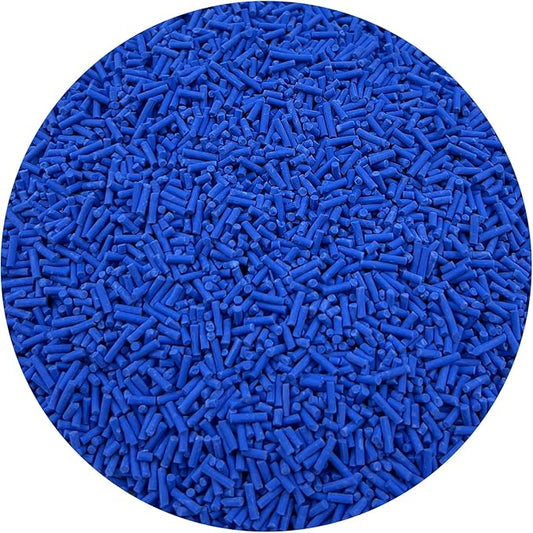 150g Fake Sprinkles Resin Sprinkles Clay Sprinkles Fake Candy Sprinkles Polymer Sprinkles Polymer Clay Slices for Resin Nail Slime Scrapbook DIY Art Crafts Making(233-deep Blue)