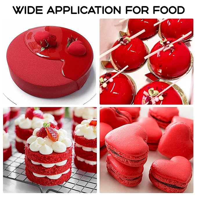 Red Gel Food Coloring – 4.5 oz Professional Grade Concentrated Food Dye, Gel Based Coloring for Icing, Baking, Cake Decorating & Cookies