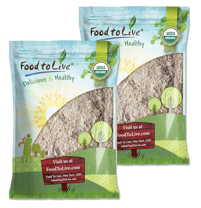 Food to Live - Organic Whole Grain Buckwheat Flour, 20 Pounds - Non-GMO, Kosher, Unbleached, Unbromated, Unenriched, Stone Ground, Powder, Meal, Sirtfood, Bulk