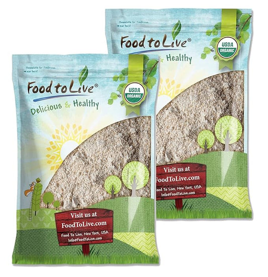 Food to Live - Organic Whole Grain Buckwheat Flour, 25 Pounds - Non-GMO, Kosher, Unbleached, Unbromated, Unenriched, Stone Ground, Powder, Meal, Sirtfood, Bulk