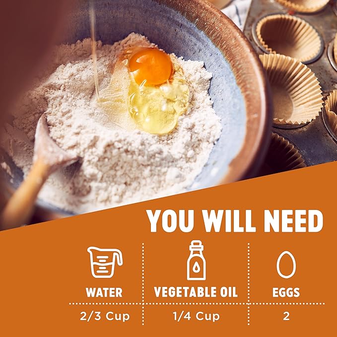 Krusteaz Pumpkin Spice Muffin Mix 15 Ounce (Pack of 6)