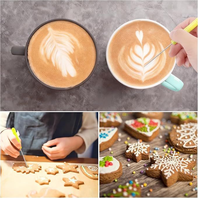 129Pcs Tipless Piping Bags Set - 100 12Inch Disposable Pastry Bags for Royal Icing Decorating - Cake Baking Tools Kit with 7 Frosting Tips, 10 Bags Ties, 2 Scriber Needle,6 Cookie Cutters