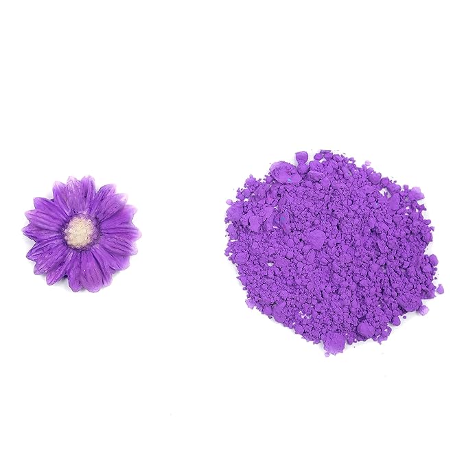 Sunflower Sugar Art Neon Violet Glow In The Dark Petal Dust Food Color - Deep, Rich Violet Matte Powder Cake Accessories for Cake Decoration - 4 Grams Non-Toxic Baking