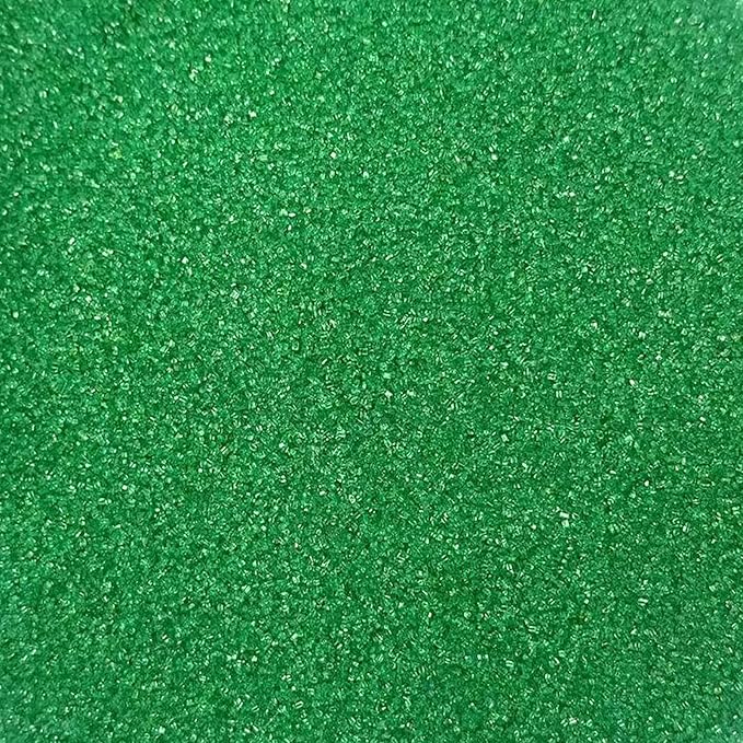 PhilaeEC Green Sanding Sugar Edible Sparkling Crystals for Baking Cake Decoration Cookie Ice Cream Cupcake Toppers Wedding Party Valentines Halloween Christmas Supplies 5oz