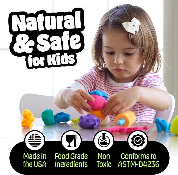 Hygloss Play Modeling Dough for Kids – Safe & Non-Toxic Sensory Dough for Arts and Crafts – 5 lb Tub – Play Clay for Toddler Activities, Preschool Classroom Must-Haves – Orange Color, Scented