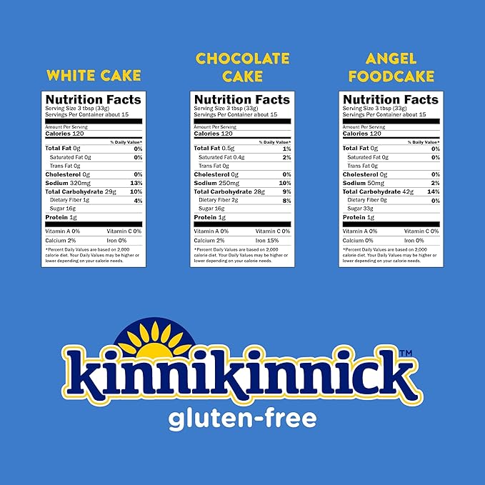 Kinnikinnick Cake Mix Variety Pack - Gluten Free, Allergy Friendly - 3 Pack, 1 of Each