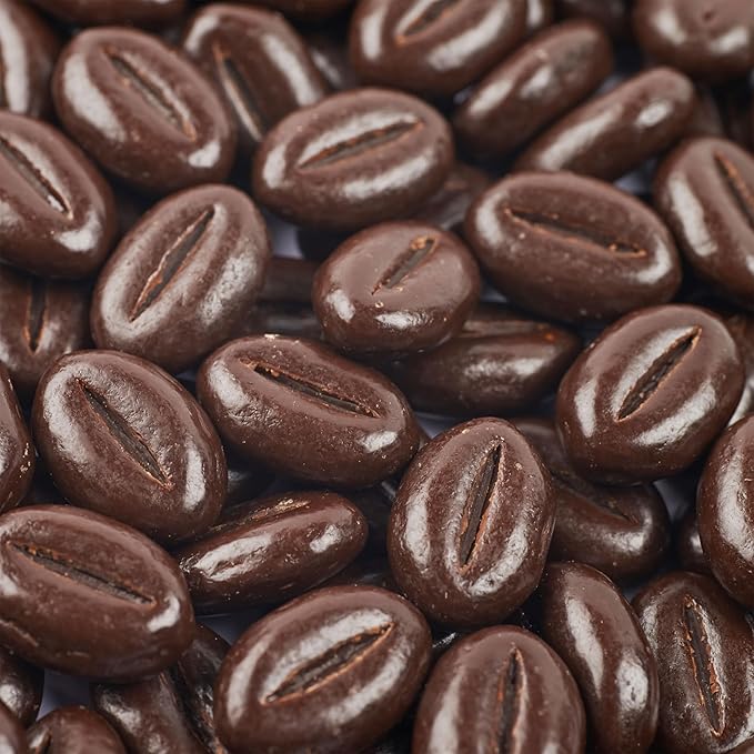 Yupik Dark Chocolate Covered Coffee Beans, 60% Cacao, 2.2 lb (35.2 oz), Kosher, High in Fiber, Coffee Beans Coated in Rich Dark Chocolate, Chocolate Candy, Sweet Snacks, Ideal for Baking & Gifting