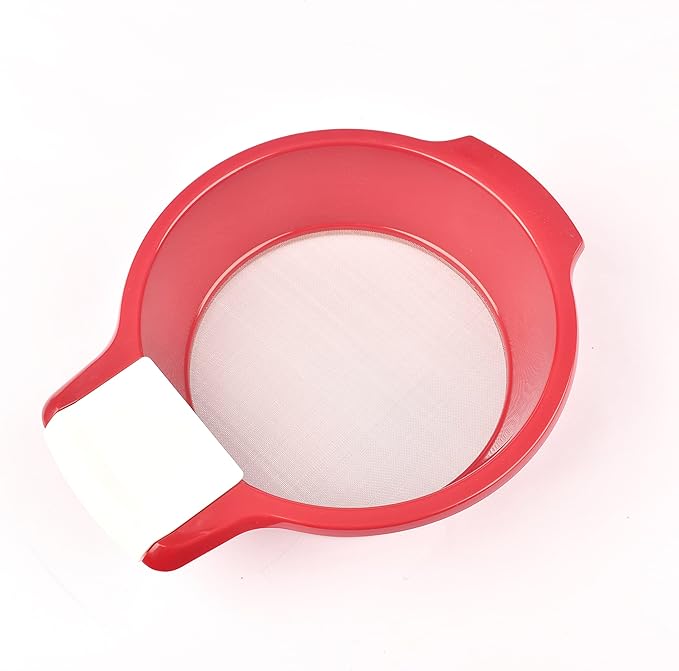 Sifting Pan Fine Mesh Strainer/Flour Sieve/Icing and Sugar Sifter,60 mesh 11 inch