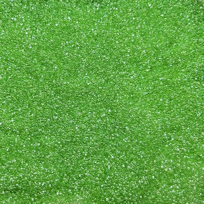 Homankit Sanding Sugar, Green Edible Sugar Crystals, Sugar Sprinkles Mix for Celebration Cakes, Cupcakes, Baking, Cookies Decorating, 3.2 OZ