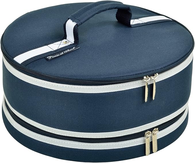 Picnic at Ascot Original Pie and Cake Carrier 12" Diameter- Designed & Quality Approved in the USA