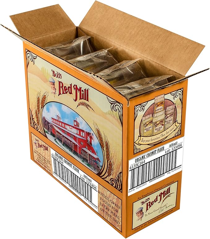 Bob's Red Mill Organic Coconut Flour, 16 Ounce (Pack of 4)