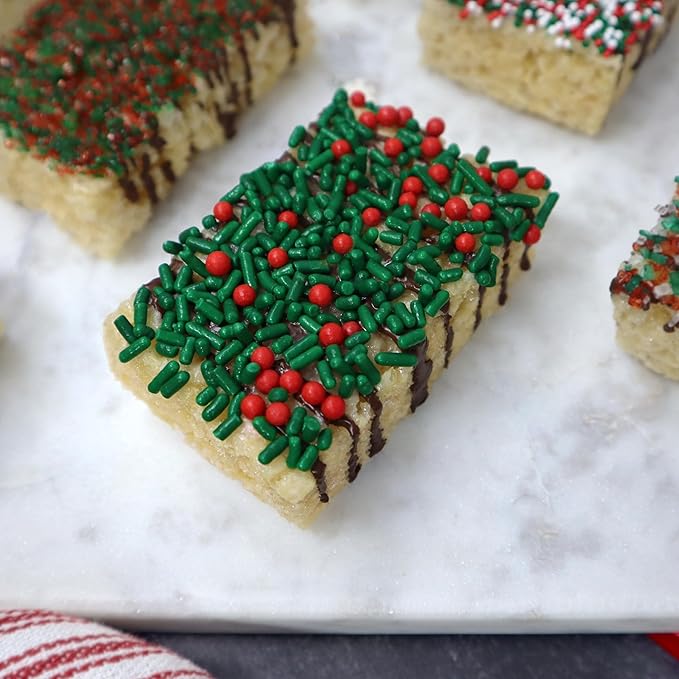 Mystic Sprinkles 4 Cell Sprinkle Assortments (Candy Cane Kisses, Petite)