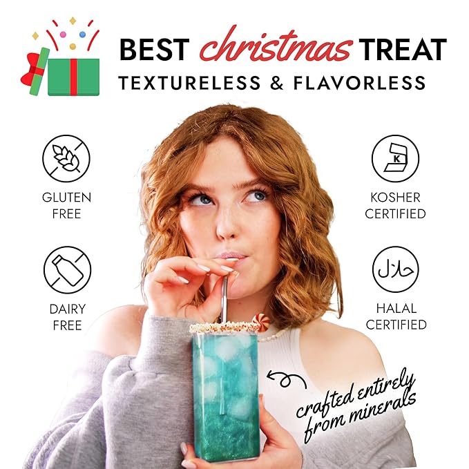 MONÉGASQUE Mint Green Edible Glitter for Drinks 10g – Edible Glitter for Cakes & Cocktails – Green Food Coloring Spray for Christmas Cake Decorations – Cocktail Drink Shimmer Powder – Cake Sprinkles