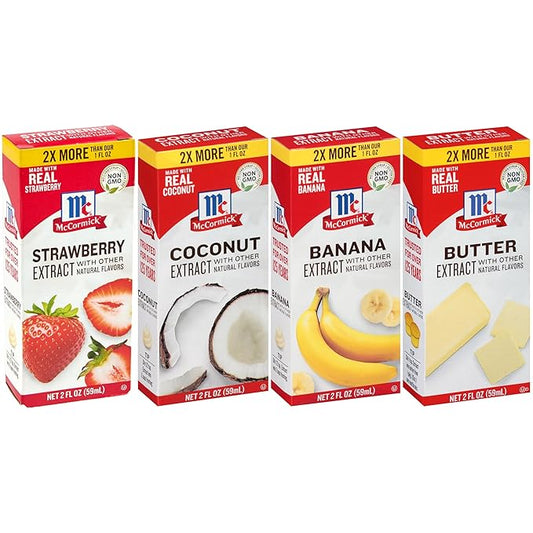McCormick Extract Variety Pack, 8 fl oz