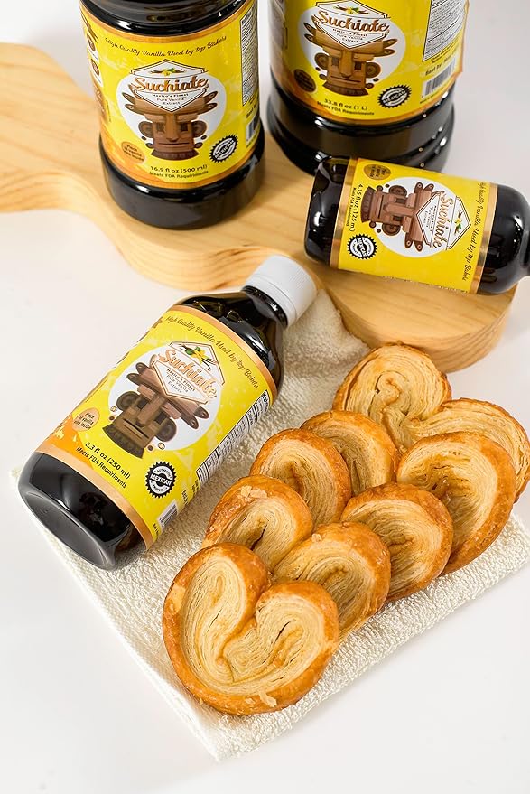Suchiate Pure Vanilla | Mexican Vanilla for Baking and Desserts | Made with Real Vanilla Bean | Vainilla Mexicana Buena 4.15oz (125 ml)