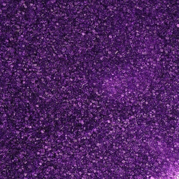 Purple Sanding Sugar for Baking 4 oz Edible Sparkling Sugar Sprinkles Coarse Sugar Crystals for Baking Topping Cake Cookie Cupcake Topper Ice Cream Decoration Supplies