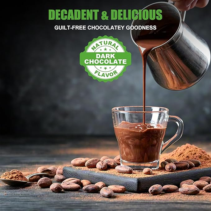 226g/3pack, Ultra-Fine Organic Cacao Powder ， Gourmet Baking Grade, Non-Alkalized Pure Cocoa for Brownies & Cookies, Dairy-Free, Vegan Certified, Resealable Bag