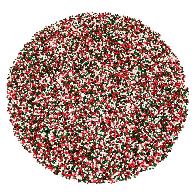 Mystic Sprinkles Christmas Holiday Sprinkle Mixes (Noel Mix Nonpareils 4oz)
