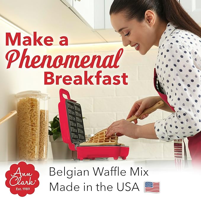 Ann Clark Gourmet Belgian Waffle Mix, 16 oz. (2 Pack)