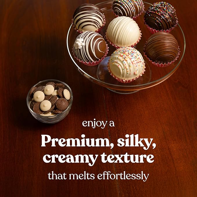 Cambie White Chocolate Melts – 2 Pounds of Melting Chocolate Wafers for Dipping, Molding & Baking Chocolates – Smooth and Creamy Candy Melts