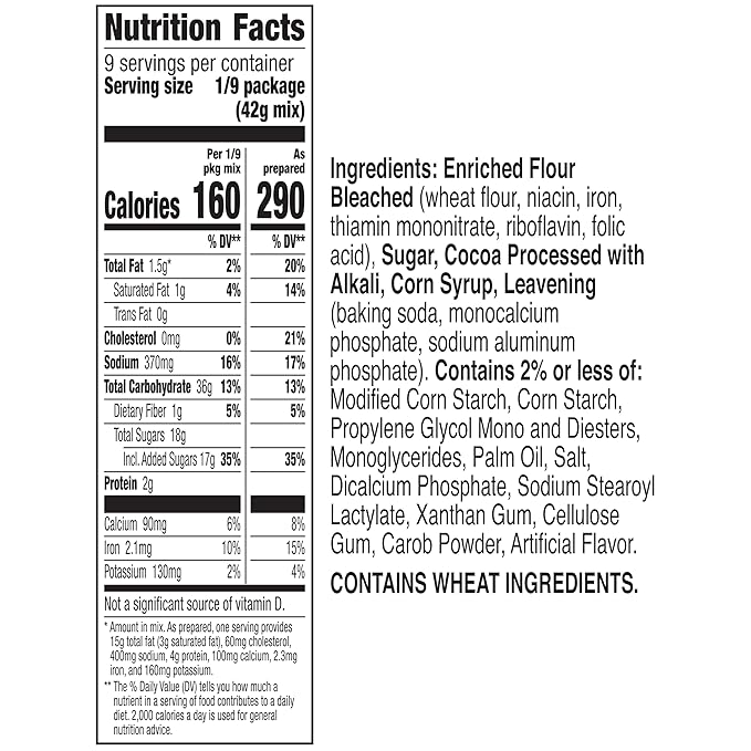 Betty Crocker Favorites Super Moist Devil's Food Cake Mix, Holiday Baking, 13.25 oz