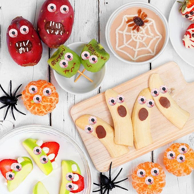 LEBERY 3 Oz Candy Eyeballs Red Bloody Candy Eyes, Halloween Sprinkles Edible Eyes Red Eyeballs for Decorating Eye Cake Cupcake Sprinkles for Halloween Christmas Birthday Party Decorations