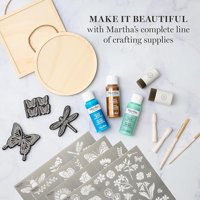 Martha Stewart, Modern Fonts Stencils and Tools Kit, 15 pc