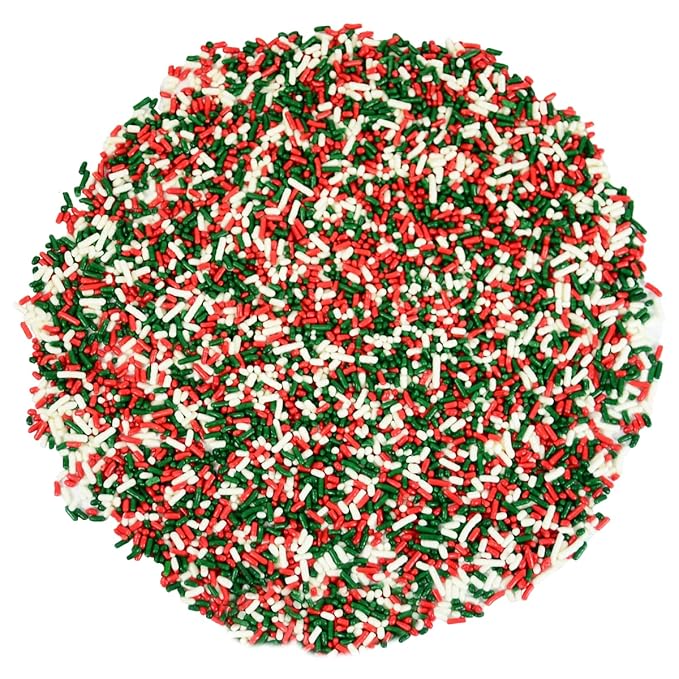Mystic Sprinkles Christmas Holiday Sprinkle Mixes (Noel Mix Jimmies 3oz)