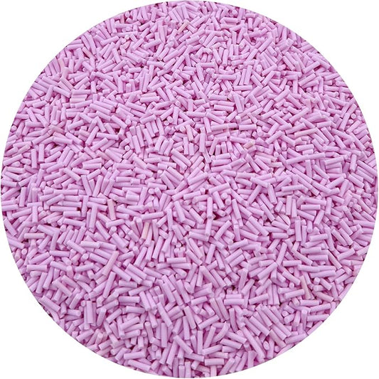 150g Fake Sprinkles Resin Sprinkles Clay Sprinkles Fake Candy Sprinkles Polymer Sprinkles Polymer Clay Slices for Resin Nail Slime Scrapbook DIY Art Crafts Making(244-light Purple)