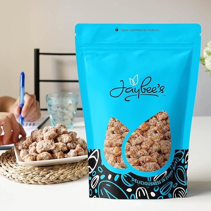 Coconut Toffee Cashew 24 oz Resealable Pouch | Gurmet Holiday Snack, Perfect for Gifting, Stocking Stuffers & Festive Treats | Jaybee's Nuts
