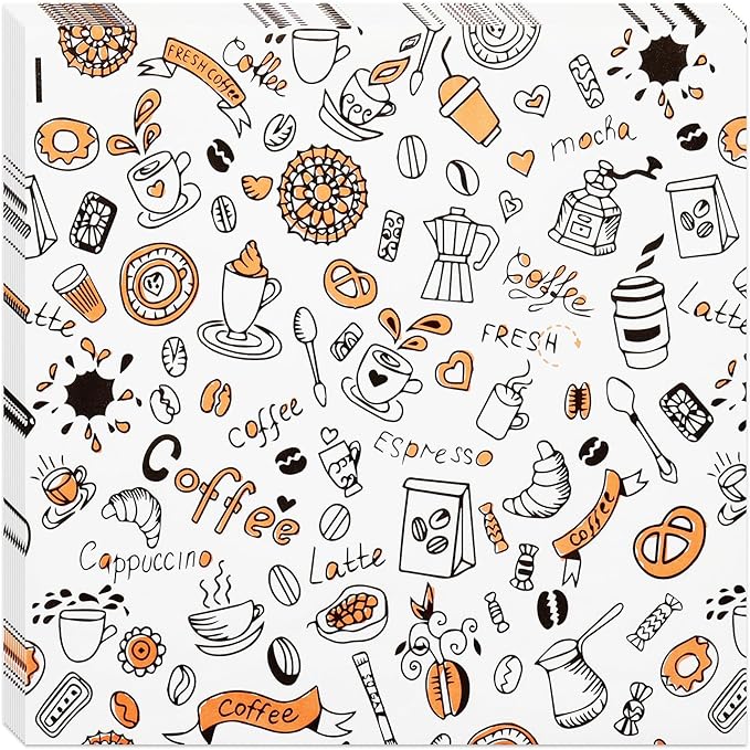 Premium Deli Paper, 10" x 10" - 200 Pk - Greaseproof, Microwaveable, Sandwich Wrapping Paper Sheets for Bakery, Picnic, Festival, Fair or BBQ