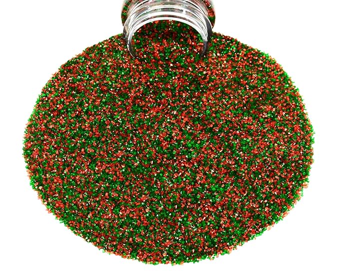 Mystic Sprinkles Christmas Holiday Sprinkle Mixes (Tis The Season Sanding Sugar 4oz)