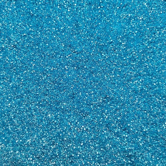 Homankit Sanding Sugar, Blue Edible Sugar Crystals, Sugar Sprinkles Mix for Celebration Cakes, Cupcakes, Baking, Cookies Decorating, 3.2 OZ