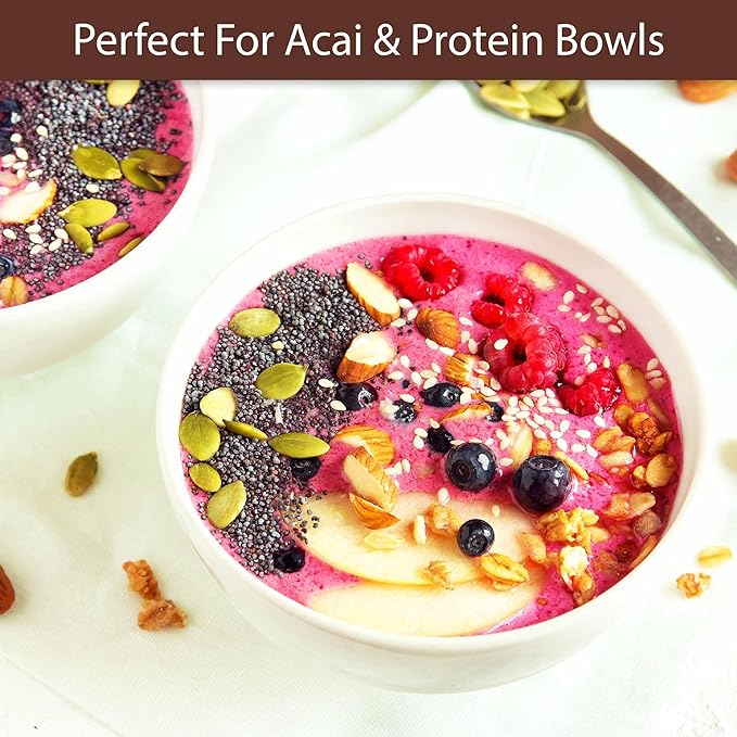 Roots Circle Non-GMO Chia Seeds | 1.3 Pound (Pack of 1) Raw Superfood, Vegan, Kosher, Nut & Gluten Free, Keto & Paleo Friendly | Add Omega 3 & Protein to your Salad, Smoothie, Oatmeal, & Acai Bowl