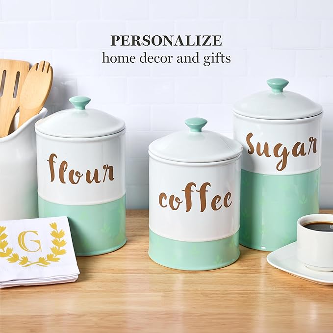 Martha Stewart, Modern Fonts Stencils and Tools Kit, 15 pc