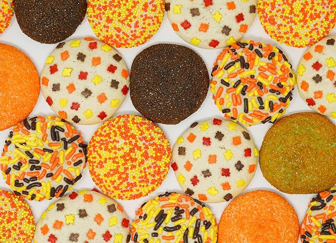 Mystic Sprinkles Autumn/Harvest/Thanksgiving Sprinkle decorating Kits (Sweater Weather Sprinkle Decorating Kit 7.1oz)