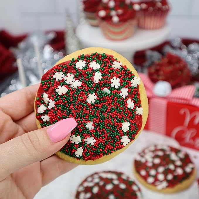 Mystic Sprinkles 4 Cell Sprinkle Assortments (O Christmas Tree, Petite)