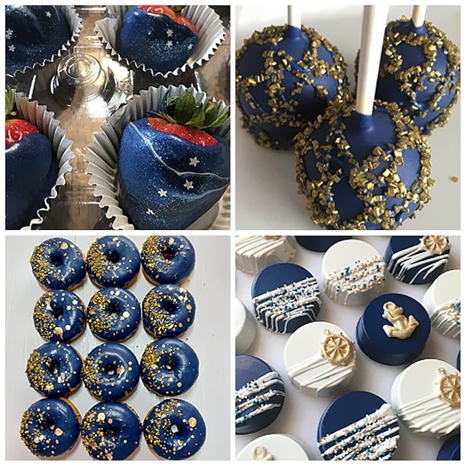 Navy Blue Oil Based Food Coloring – 2 fl oz Professional Grade Concentrated Oil Food Dye for Melting Chocolate, Candy Melts, Cake Pops, Strawberries & Baking