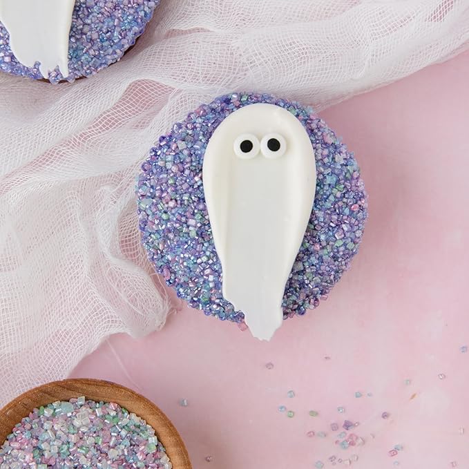 Sweets Indeed Bulk Candy Eyeballs, 200 Edible Eyes, Christmas Sprinkles, Perfect for Cake Decorations, Baking, Ice Cream, Cookies, Cupcake Topper, 2.92 ounces